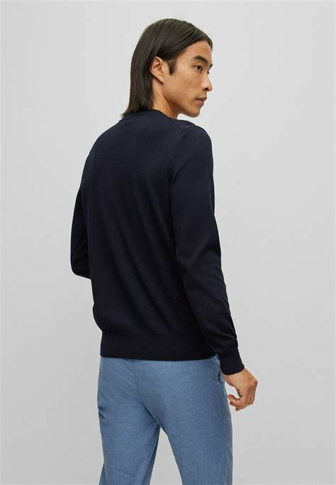 Boss Pacas L Pullover Dark Blue Fourbleu Marine Zalandofr