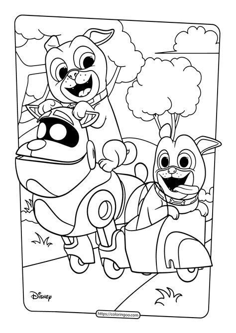 Puppy Dog Pals Coloring Pages To Print - Puppy And Pets