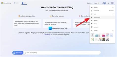 How To Clear Bing Chat AI Search History