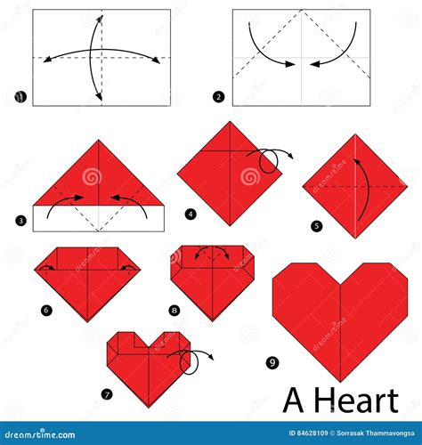 How To Make A Heart Out Of Origami A Step By Step Guide Easy Origami Tutorial