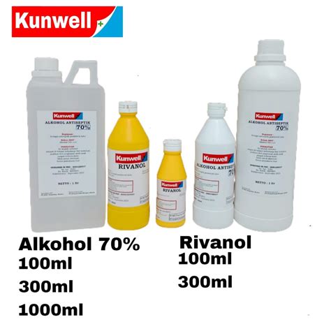 Jual Alkohol 70 Kunwell 1 Liter Shopee Indonesia