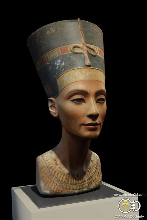 3D Reconstruction Of The Bust Of Queen Nefertiti AMARNA 3D