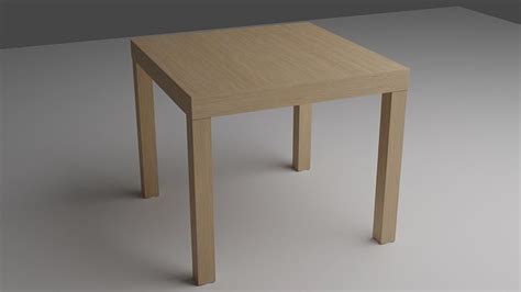 Lack Ikea Table Free 3d Model Cgtrader