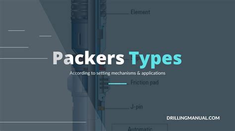 Types Of Packers In Oil And Gas Completion Drilling Manual