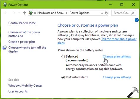 How To Restore Default Settings For Power Plan In Windows 10