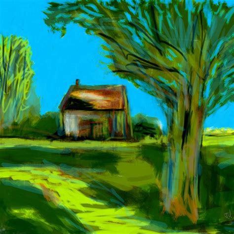 Country Landscape Painting By Jim Vance Fine Art America