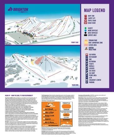 Mt. Brighton Trail Map | OnTheSnow