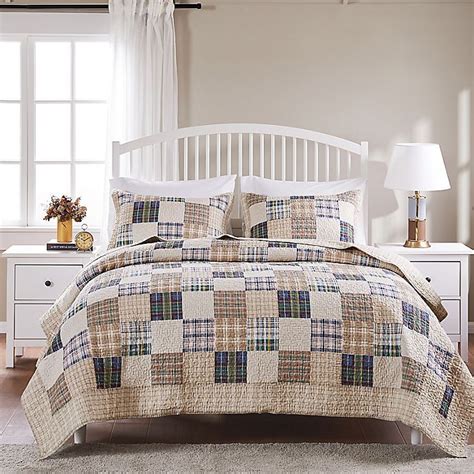 Oxford 3 Piece Reversible Quilt Set Bed Bath And Beyond King Quilt Sets