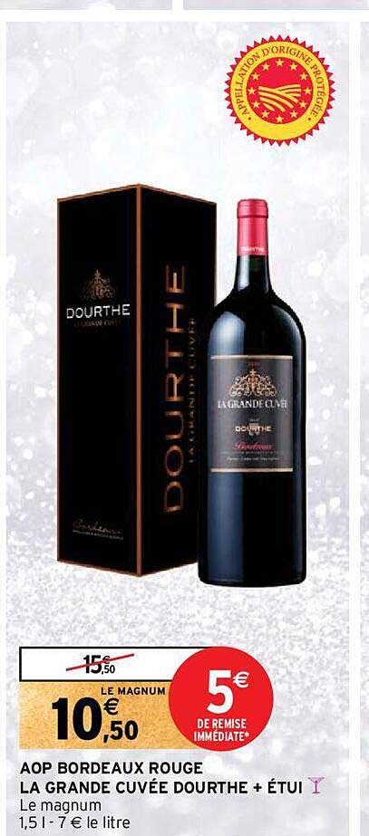 Promo Aop Bordeaux Rouge La Grande Cuv E Dourthe Tui Chez