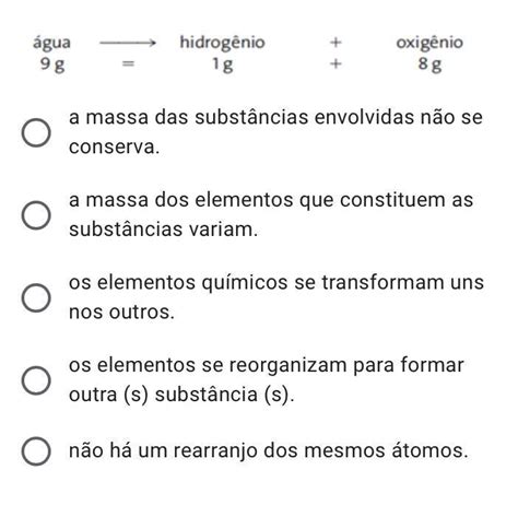 Me Ajudem Pfv Considerando A Reação Química Abaixo Na Qual 9g De