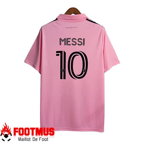 Soldes Maillot De Foot Inter Miami CF Domicile 10 MESSI 2023 2024 Pas Cher