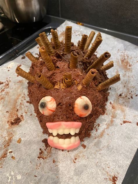 Cursed Hedgehog Cake Bad Cakes Ugly Cakes Hedgehog Cake