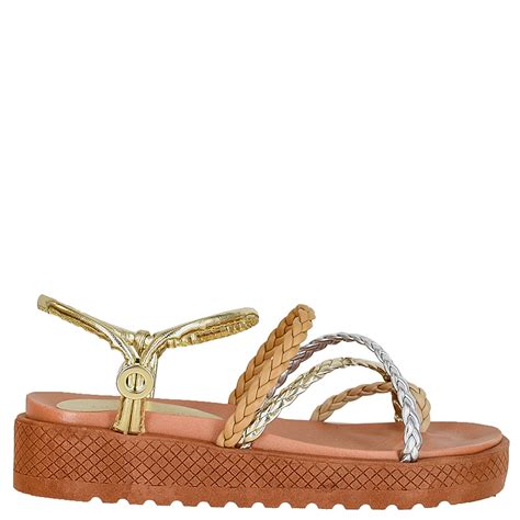 Sandália Da Di Santinni - SANDALIA FLATFORM TRANCAS DI SANTINNI | Di Santinni
