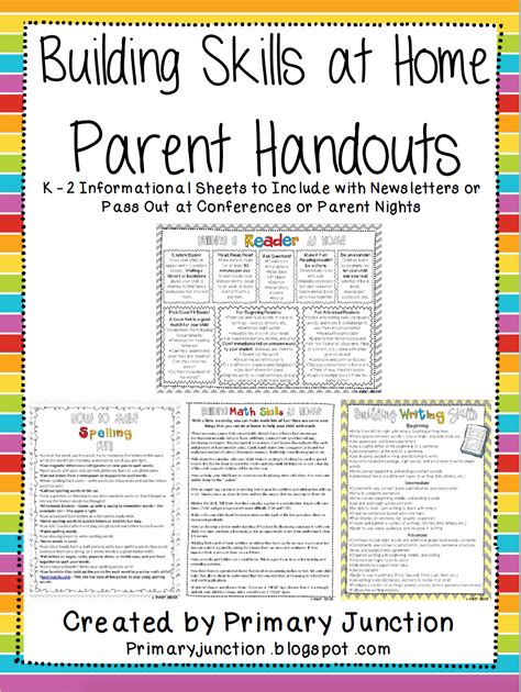 Kindergarten Handouts