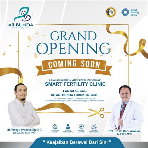 Coming Soon Grand Opening Layanan Smart In Vitro Fertilization Ivf