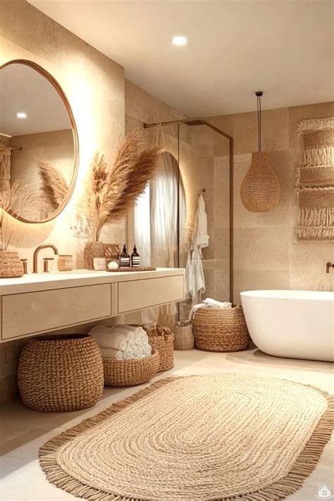 70 Boho Chic Badezimmer Inspirationen Haus Gartentrends