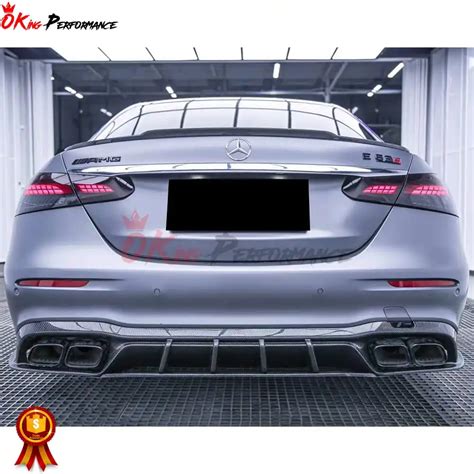 Ae Style Carbon Fiber Front Lip For Mercedes Benz E Class W E E