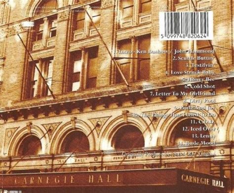 CD Stevie Ray Vaughan Double Trouble Live Carnegie Hall Kaufen