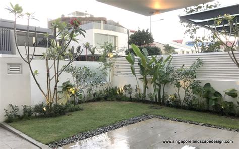 Landed House Garden A Typical Day Of Excellence Singapore Landscape