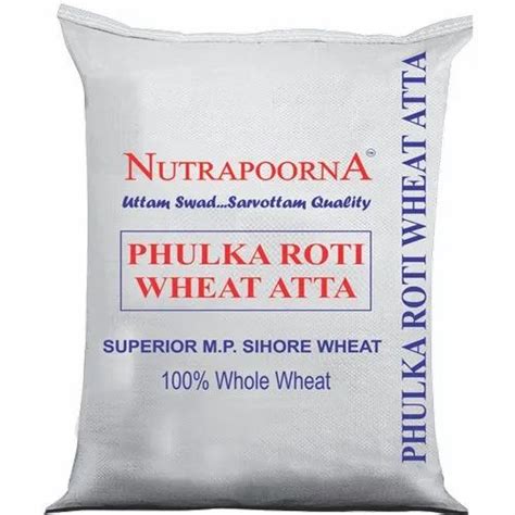 Nutrapoorna Phulka Roti Wheat Atta Pack Type Bag At Rs 1100 Bag In Mumbai