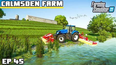 A BEAUTIFUL DAY ON THE RIVER BANK Calmsden Farm Farming Simulator