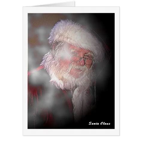 Santa Claus Big Christmas Card Zazzle