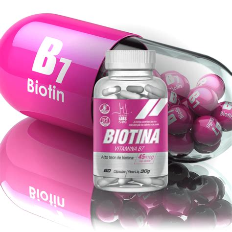 Biotina Capsulas Mcg Health Labs