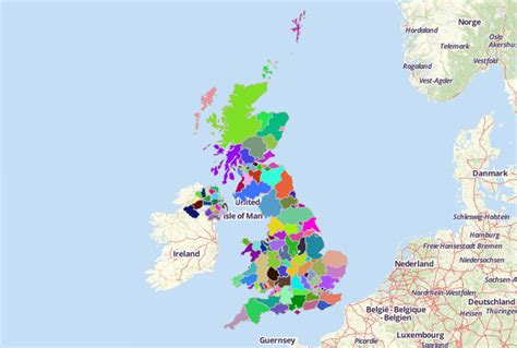 United Kingdom Territories Map