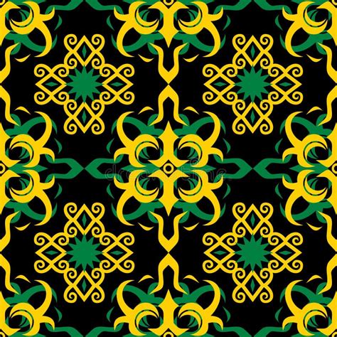 Simple Geometric Seamless Pattern Of Batik Motif Backgroundstylish