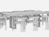 Eichholtz Clubhouse And Garibaldi Dining Table D Model Cgtrader