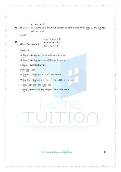 Ncert Solutions For Class 11 Maths Chapter 13 Limits And Derivatives