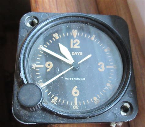 Wwii 8 Day Cockpit Dash Clock Longines Wittnauer Running 4655977423