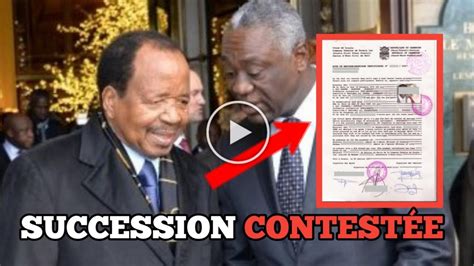 En Tant Que Successeur De Paul Biya Frank Biya Aurait Perdu Sa Place