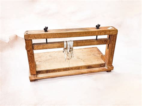 Vintage Sewing Frame For Bookbinding 40 Cm 15 1 2 Inside The Frame Ibookbindingstore