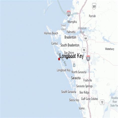 Longboat Key, Florida - Wikipedia - Longboat Key Florida Map ...