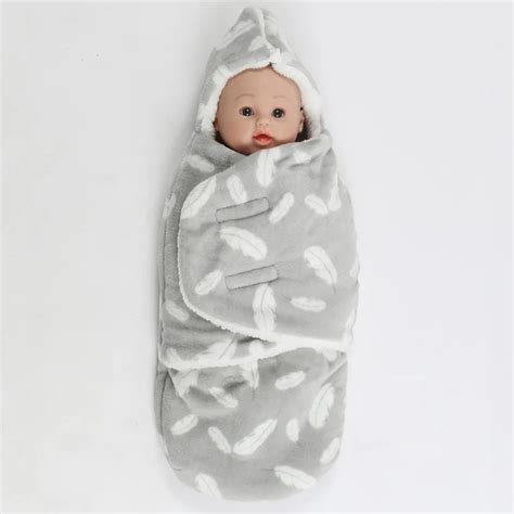 Buy Infant Baby Swaddle Newborn Flannel Lambs Double