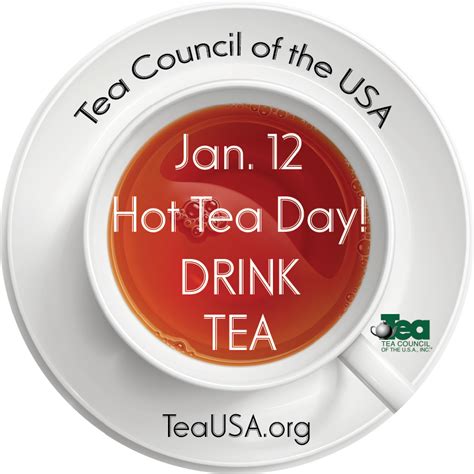 National Hot Tea Day is January 12th - Tea Is My Name