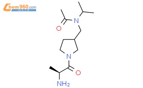 1354032 93 1n 1 S 2 氨基 丙酰基 吡咯烷 3 甲基 N 异丙基 乙酰胺化学式、结构式、分子式、mol