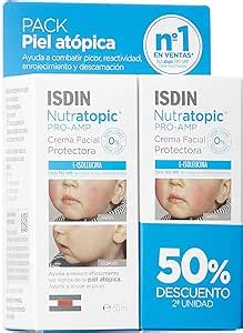 Isdin Nutratopic Pro Atopic Skin Gesichtscreme 2x50ml Amazon Co