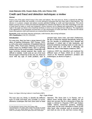 Fillable Online Usir Salford Ac Credit Card Fraud And Detection