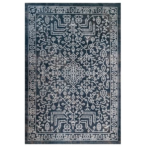 Latitude Vive Audella Oriental Machine Woven Blue Area Rug Wayfair Ie