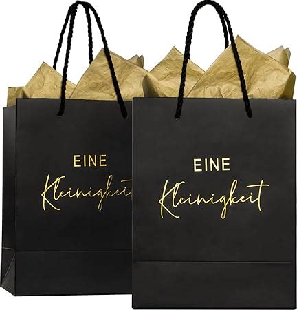 Colofalla St Ck Geschenkt Ten Schwarz Papiert Ten Mit Henkel