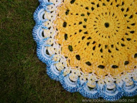 Crochet Mandala Rug