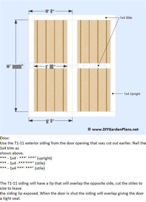 How To Build The Lean To Shed Door