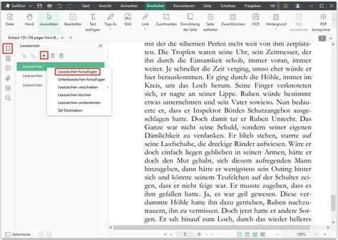 Lesezeichen In Pdf Dokumente Einf Gen Schrittweise Anleitung