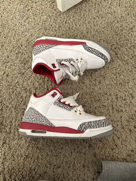 Jordan Brand Jordan 3 Retro Cardinal Gs Grailed