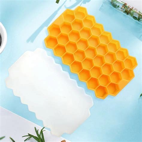 Moule à glaçons en forme de accent d abeille 37 grilles sans BPA