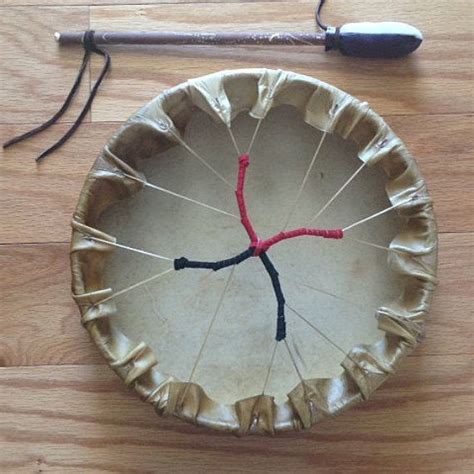 14 X 3 Authentic Native American Hand Drum Hand Drum Native