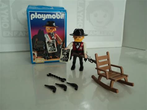 Playmobil Vintage Western Sh Rif Rocking Chair Menottes Set De