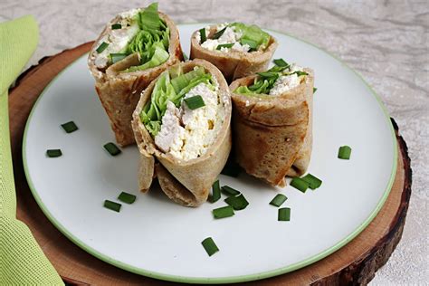 Vollkorn Pfannkuchen Wraps Rezept